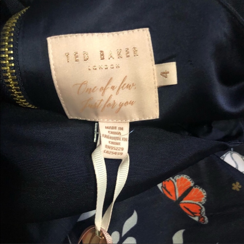 Ted Baker Bethah Kyoto Fit & Flare 10 Floral Dress - Picture 6 of 7
